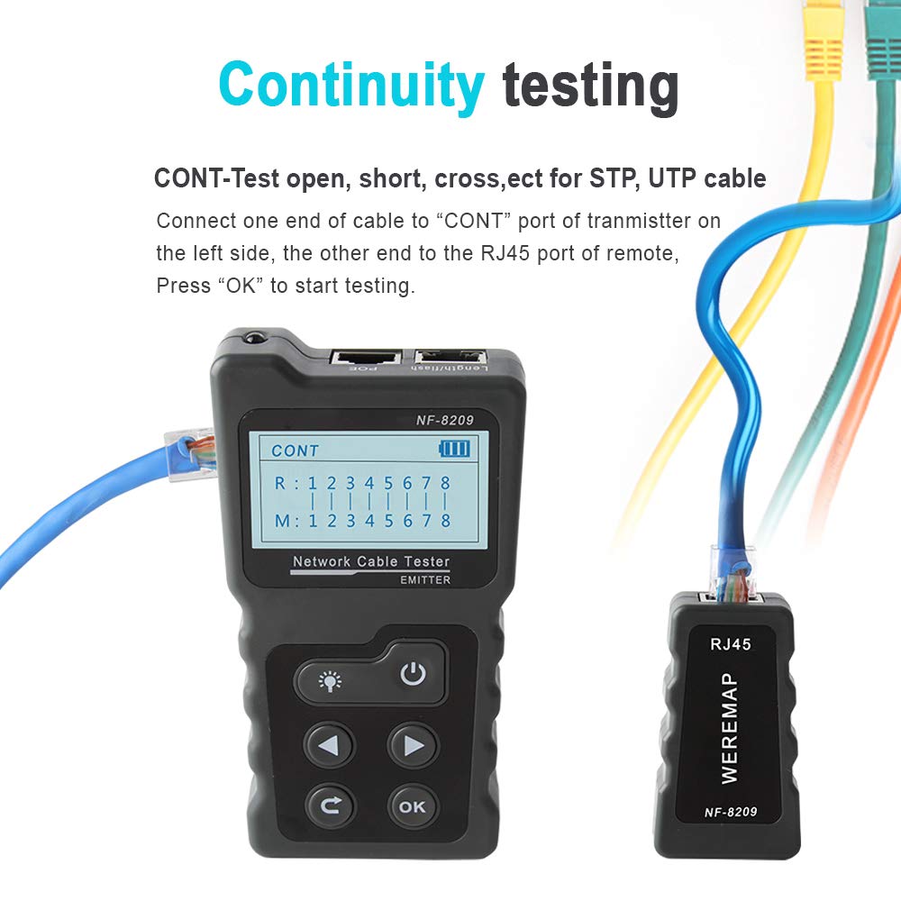 Network Cable Tester CAT5 CAT6 Wire Tracker A204369