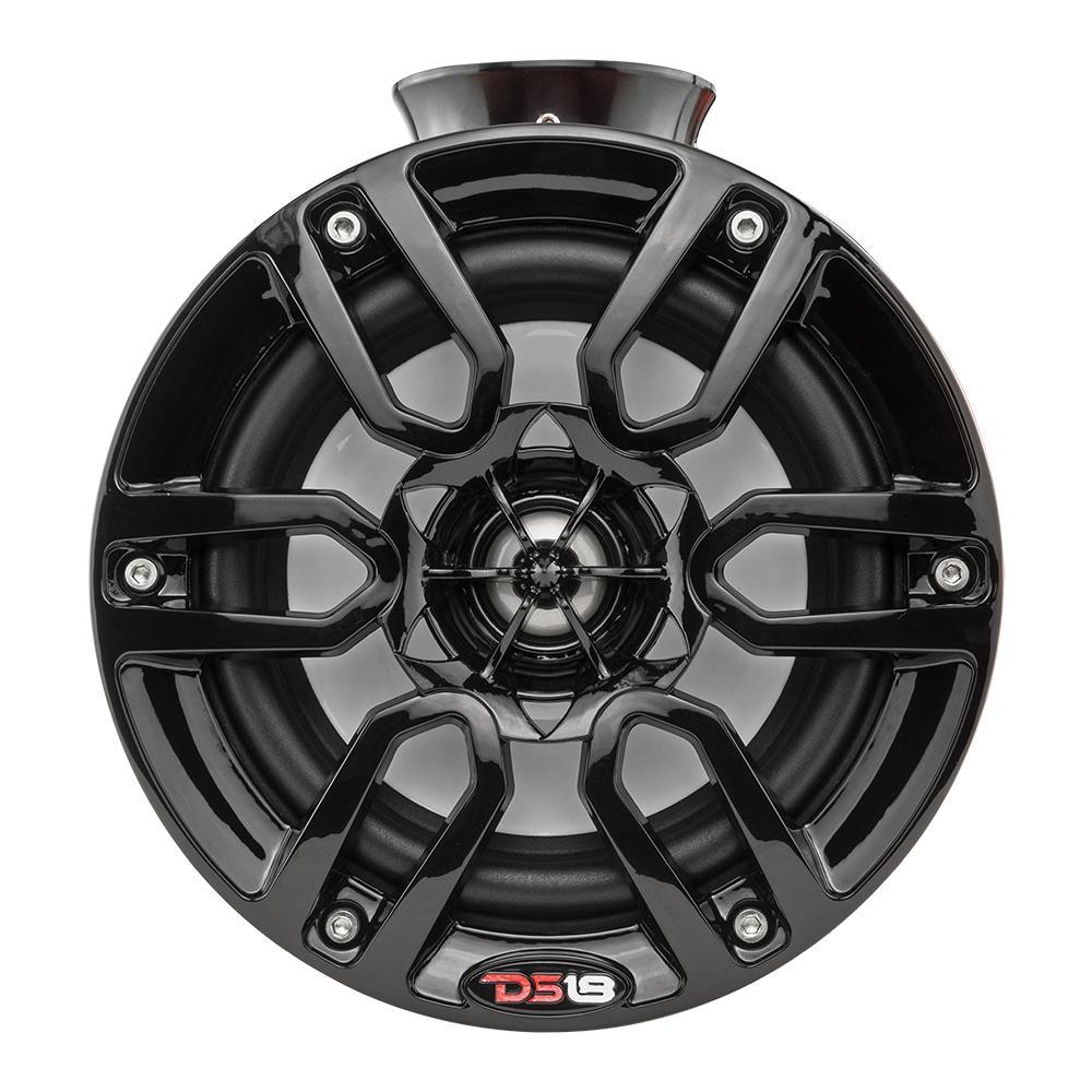 Mini 8" Marine Pod Speakers 750W Black RGB LED A5740
