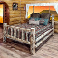 California King Bed with Storage B63689