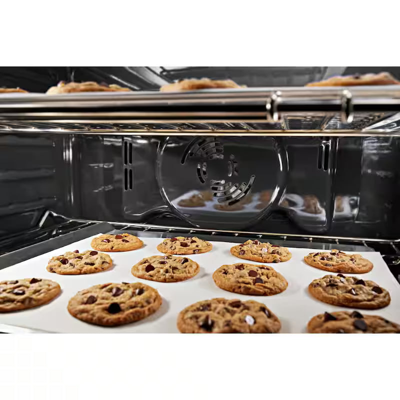 Electric Wall Oven and Microwave Combo in Black Stainless Steel with Air Fry X64793