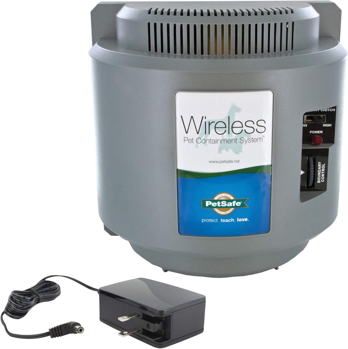 Gray Wireless Fence Extra Transmitter Q1588