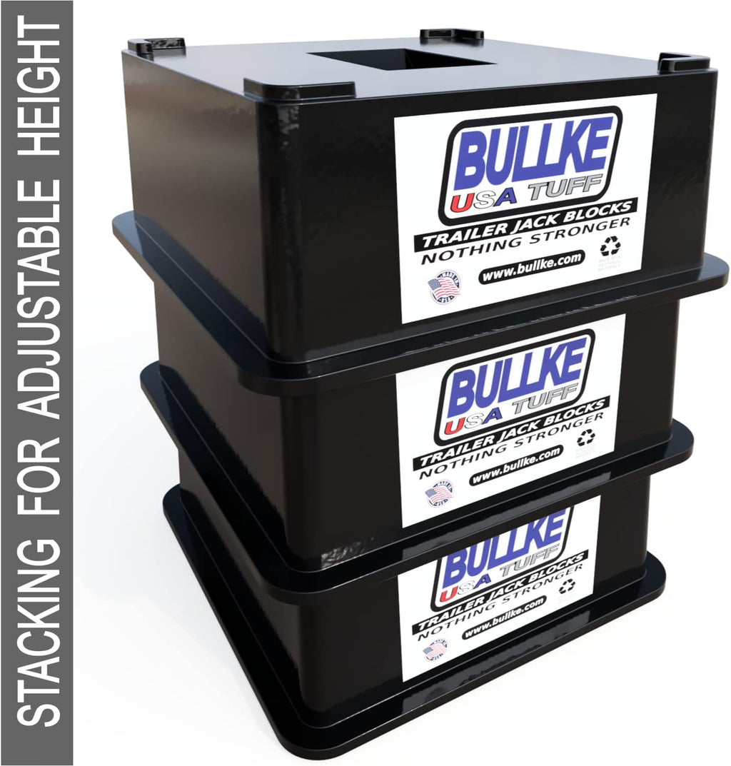 Trailer Jack Block Stand 12,000 lbs Capacity Stabilizing Pads A306803