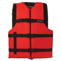 Oversize Red & Black Vest Y932593