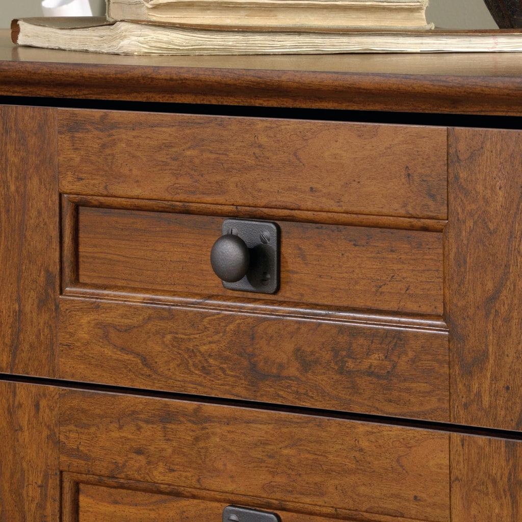 Corner Computer Desk, Washington Cherry finish F914414