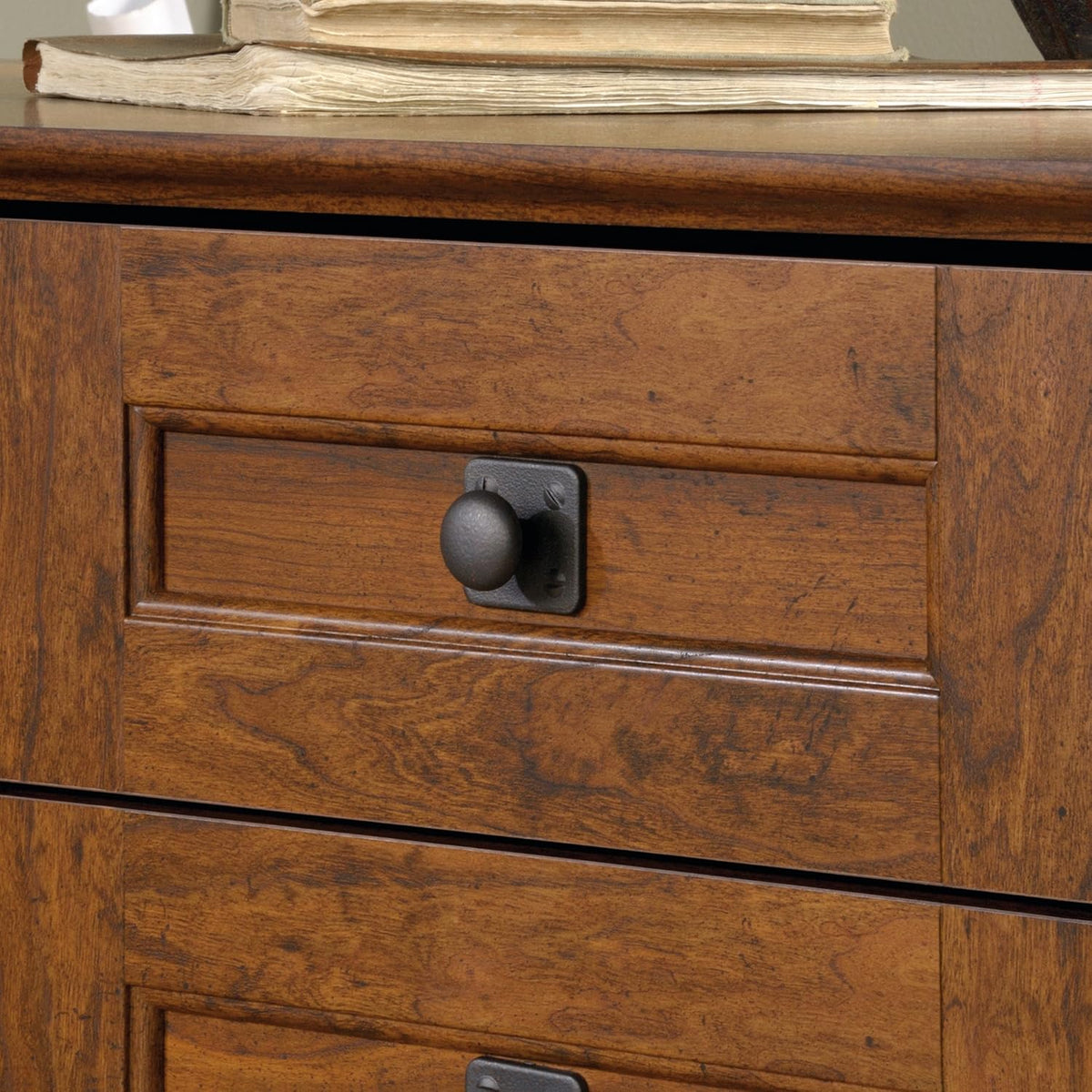 Corner Computer Desk, Washington Cherry finish F914414