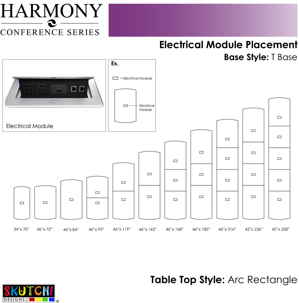 12 Person Modular Conference Table Metal T-Bases G572