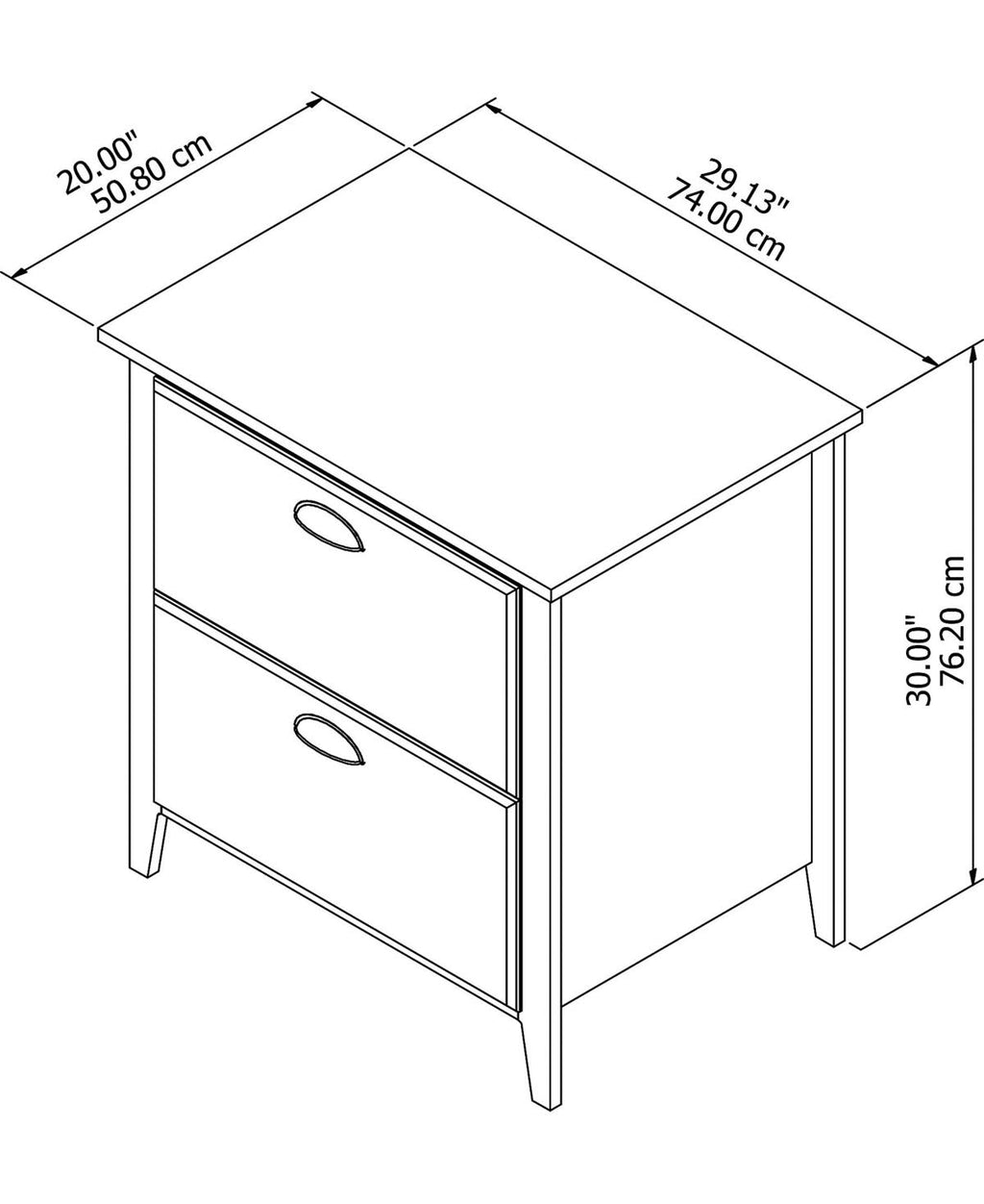 Black Lateral File Cabinet A362
