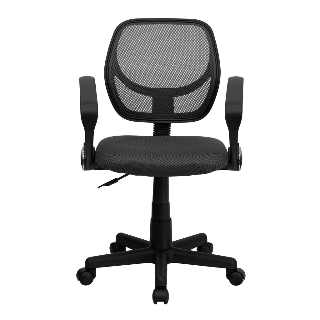 Red Mesh Mid Back Task Chair P8178