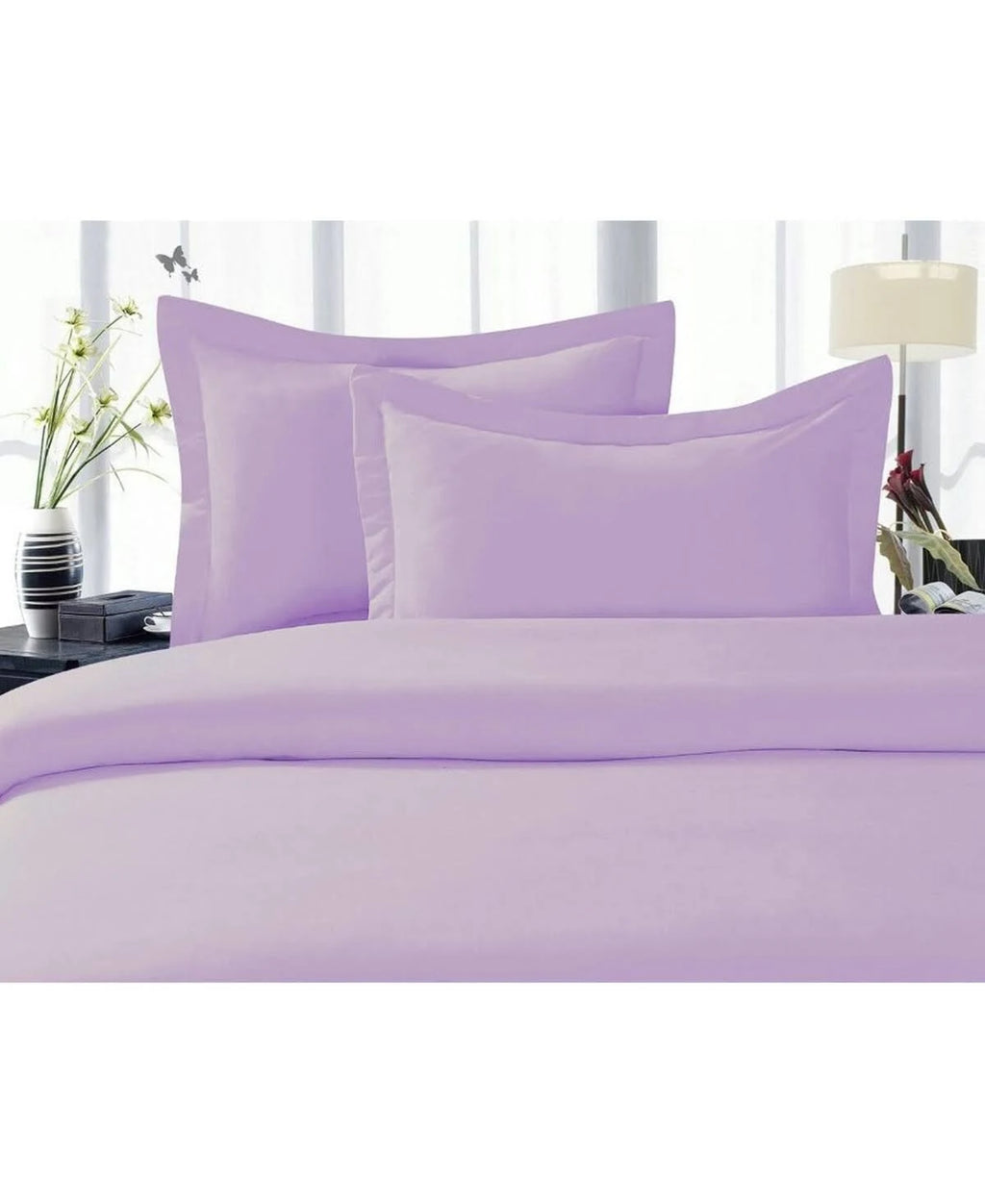 3-Piece Duvet Cover Set King Cali King Green A6997