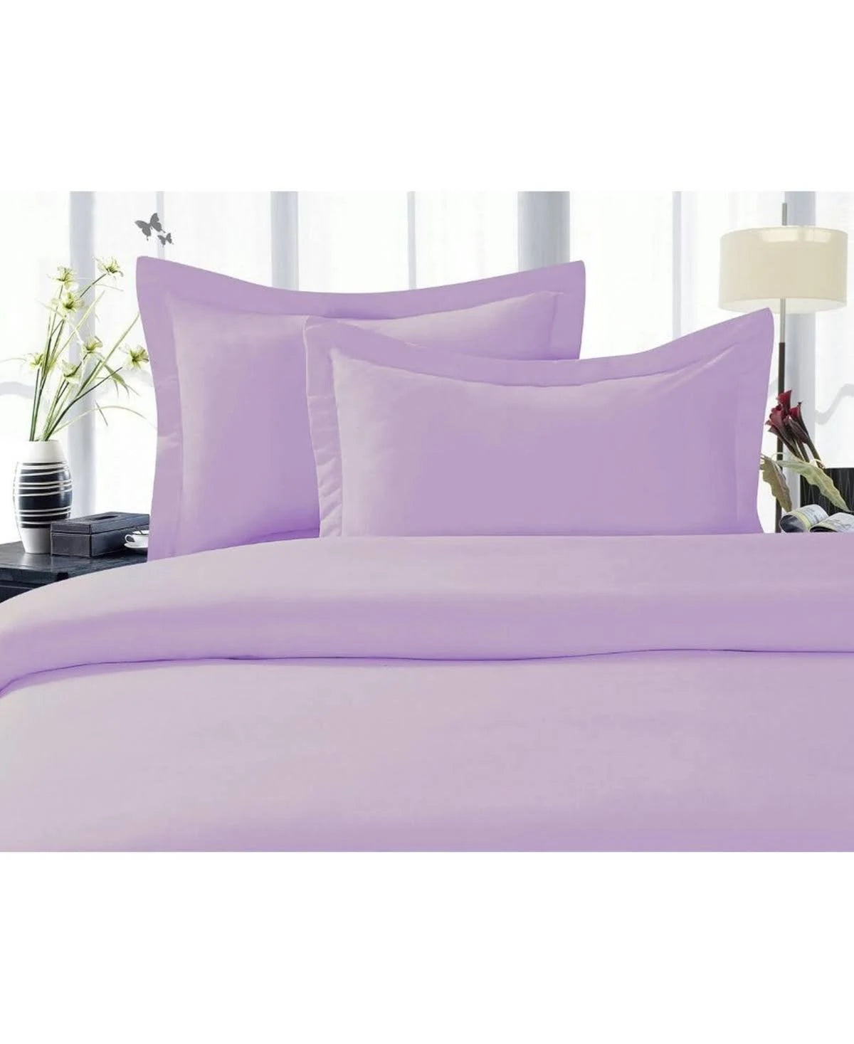 3-Piece Duvet Cover Set King Cali King Green A6997