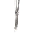 Sterling Silver Confetti Diamond Lariat Necklace F346684
