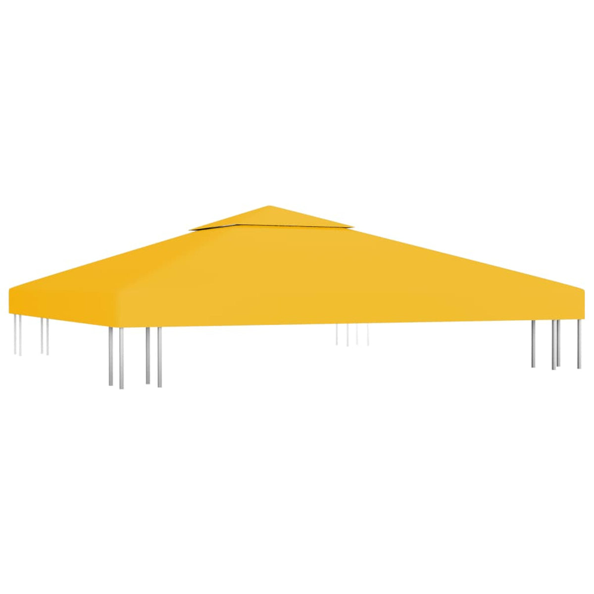 2-Tier Waterproof Gazebo Top Cover Replacement for Outdoor Tent Y803