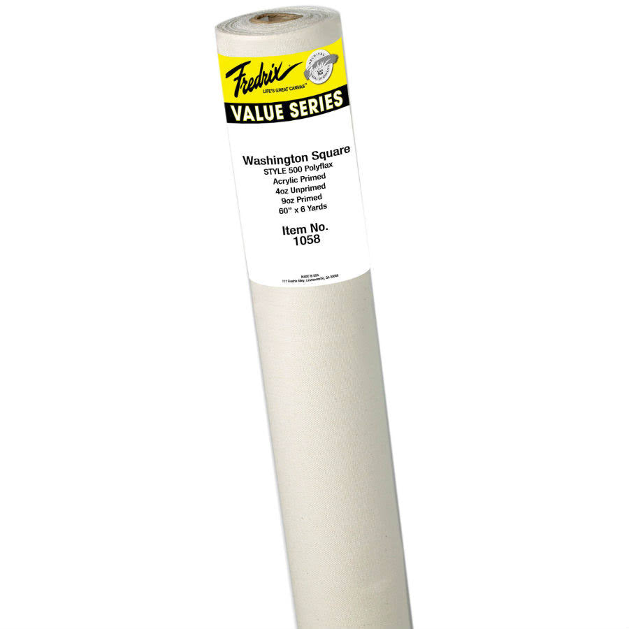 60 in. x 6 Yards Acrylic Primed Canvas Roll M501902