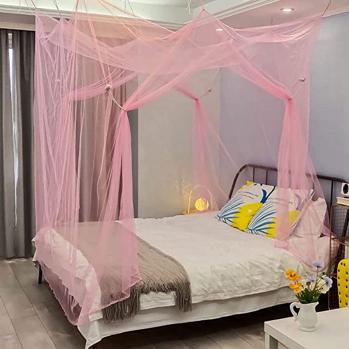 Luxury Mosquito Large Square Net for Single to King-Sized Beds Z651639
