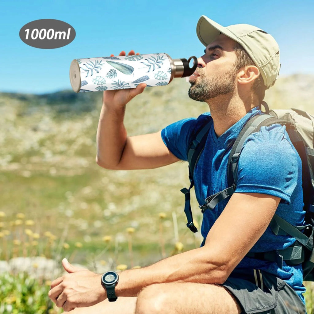 Insulated Stainless Steel Water Bottle with Straw Lid 20 oz D14403
