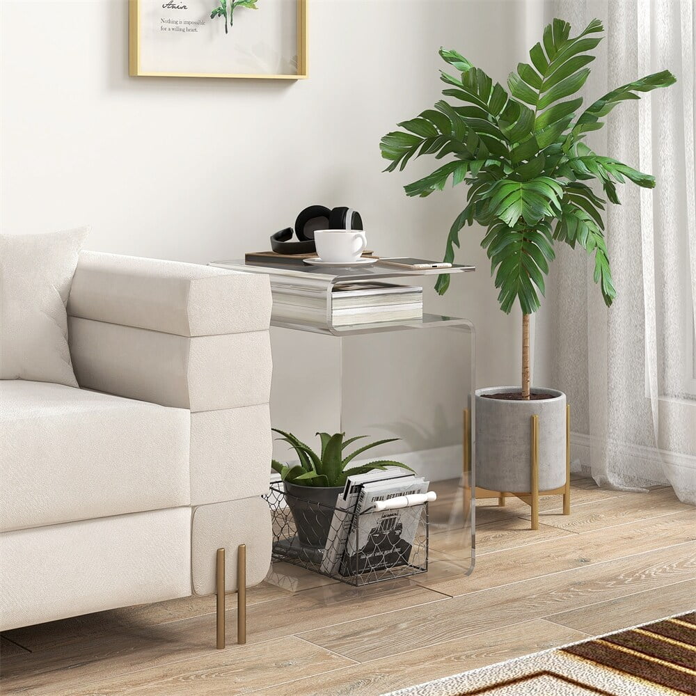 2-Tier Acrylic Side Table C761541
