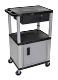 42x22 AV Electric Cart with Cabinet and Drawer T714