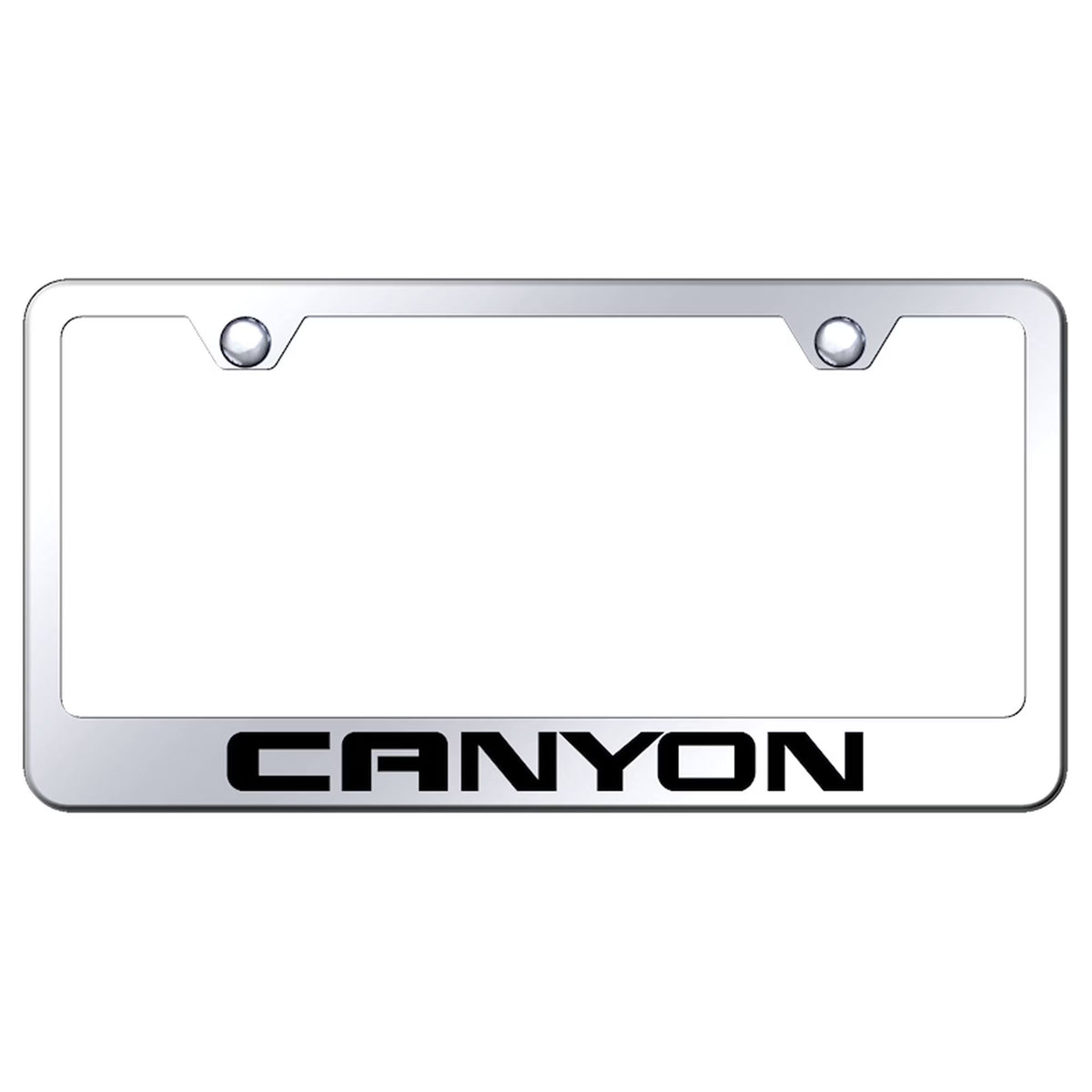 Chrome Stainless Steel License Plate Frame U687007
