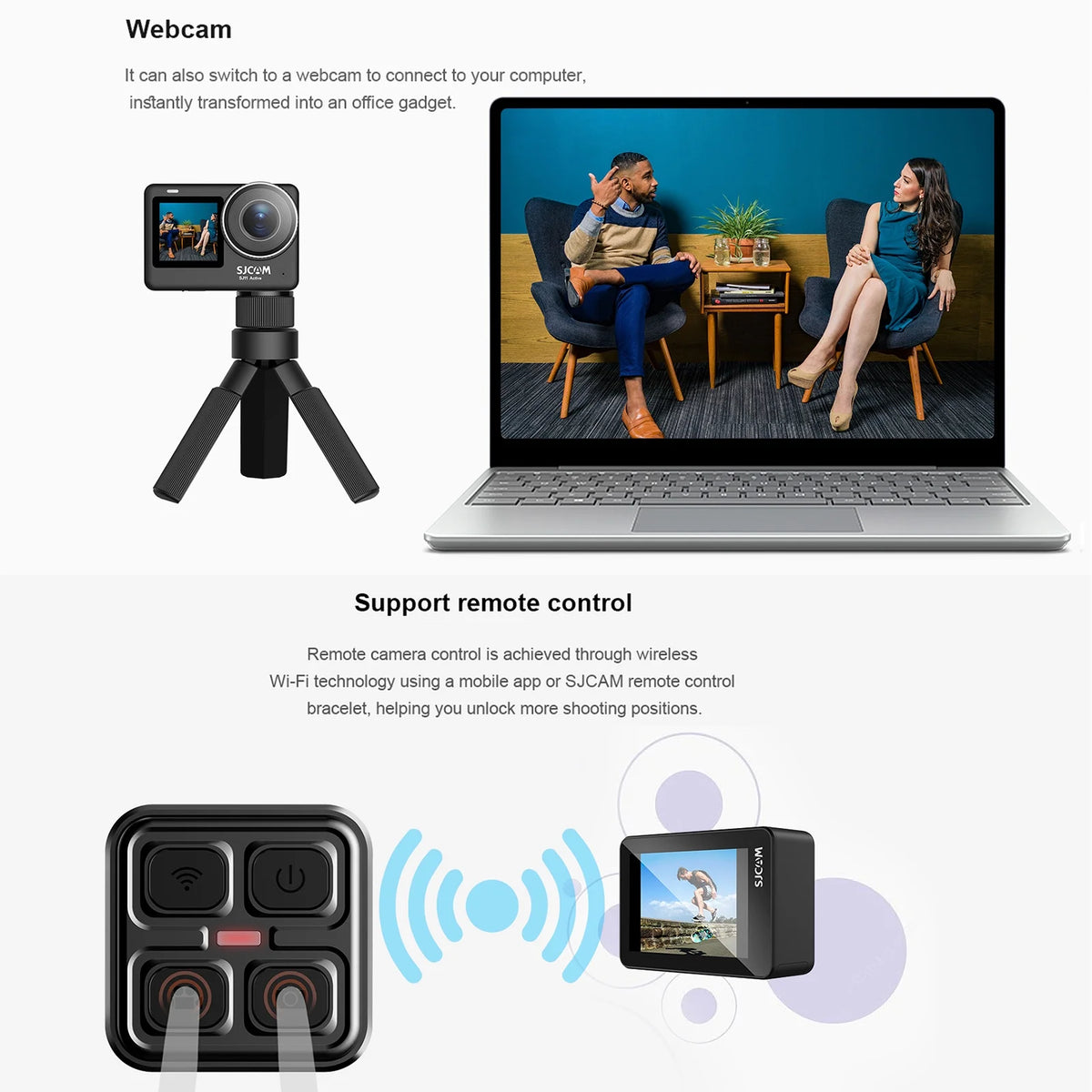 4k 20mp Waterproof Action Camera with Case G758