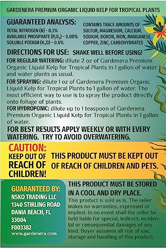 8 oz Organic Liquid Kelp Fertilizer A4625