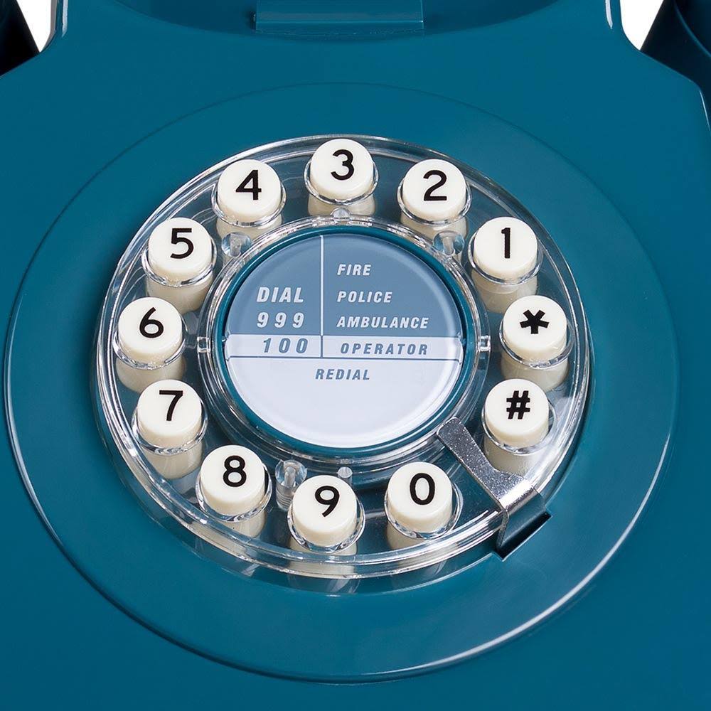Rotary Design Landline Telephone Biscay Blue C986575