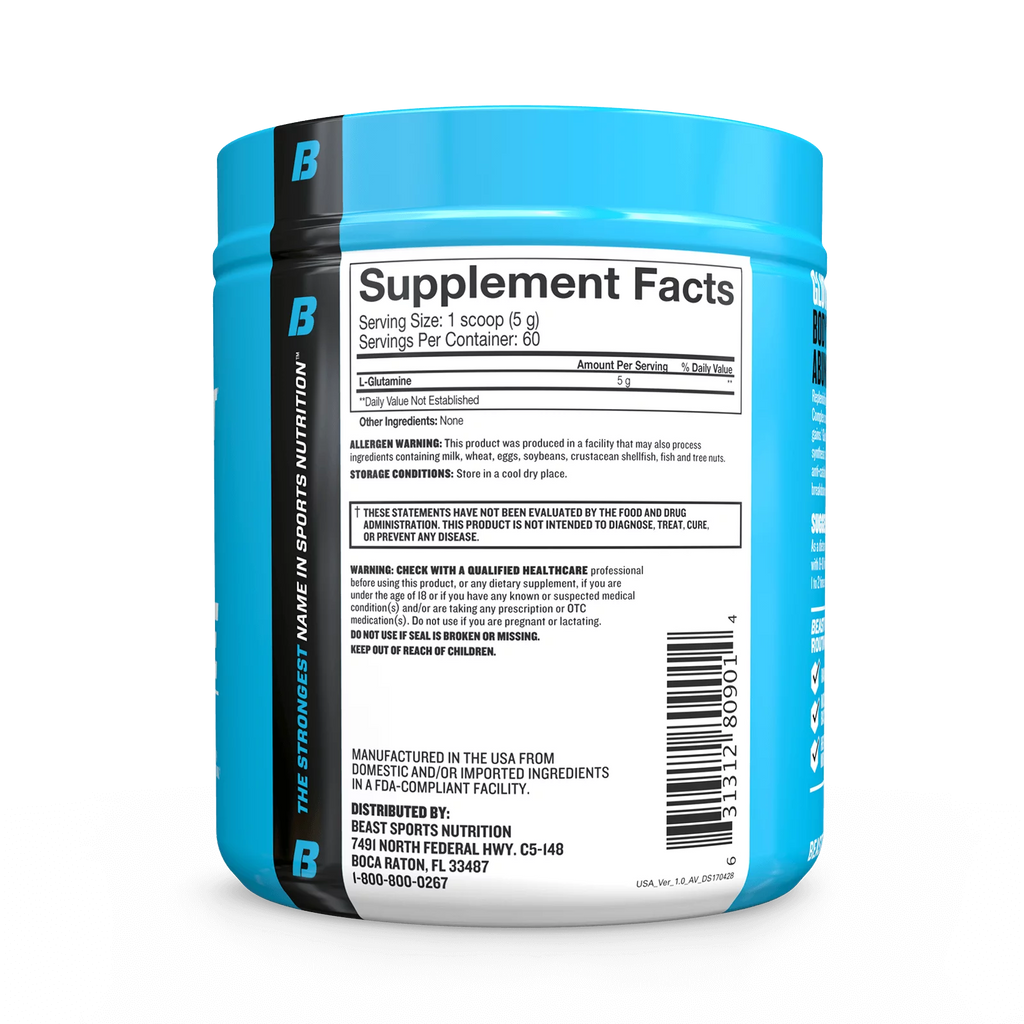 Unflavored Glutamine 60 Servings Q942687