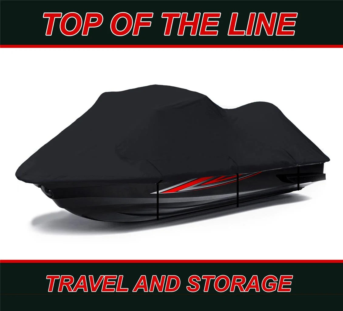 Black 600 Denier Jet Ski PWC Cover 3 Seater L3623