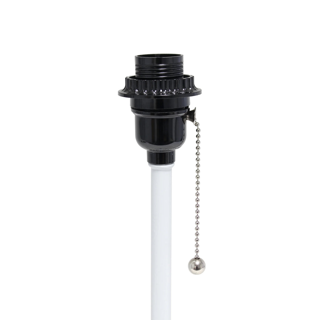 White Stick Lamp with Fabric Shade T895823