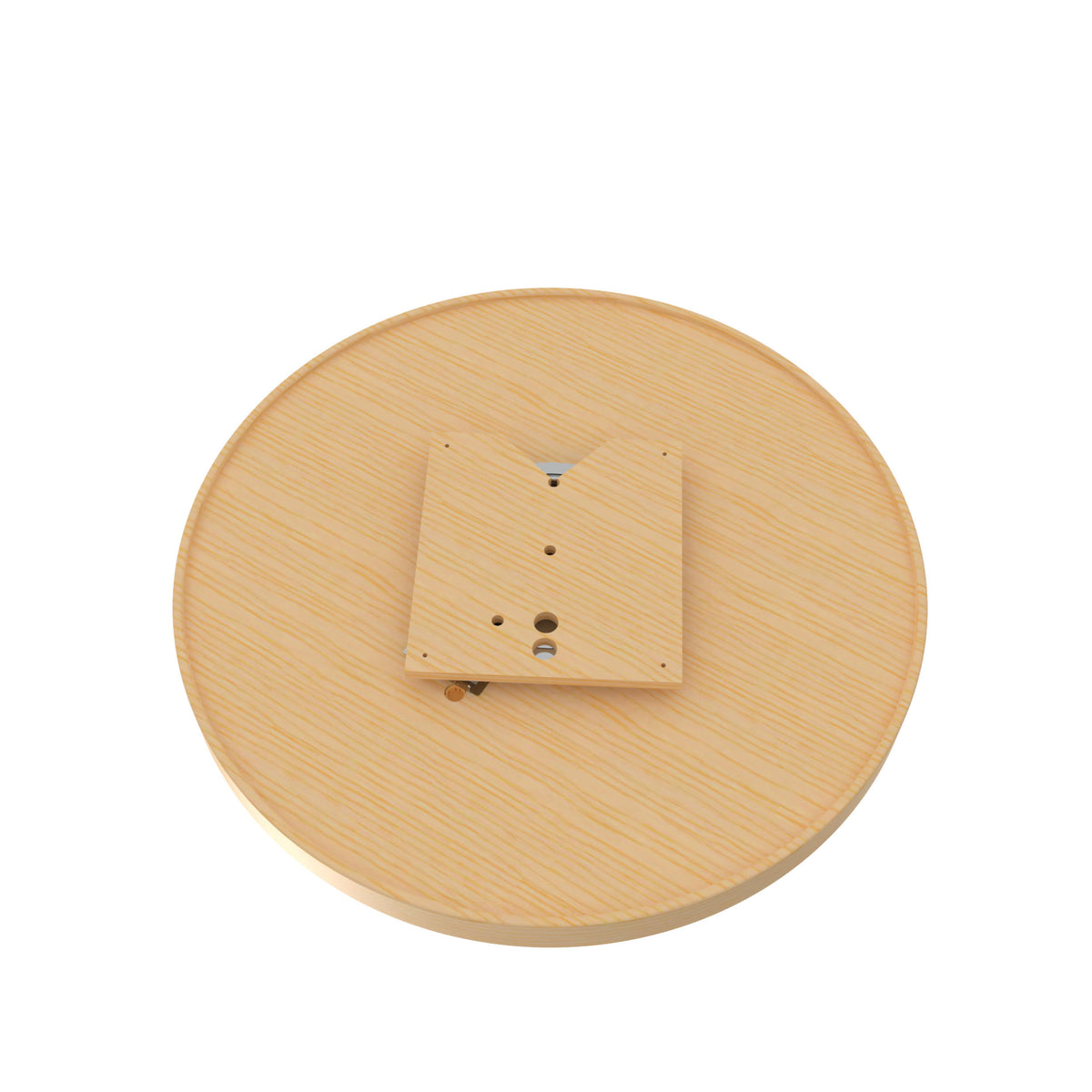 32x22 Natural Wood Lazy Susan B2919