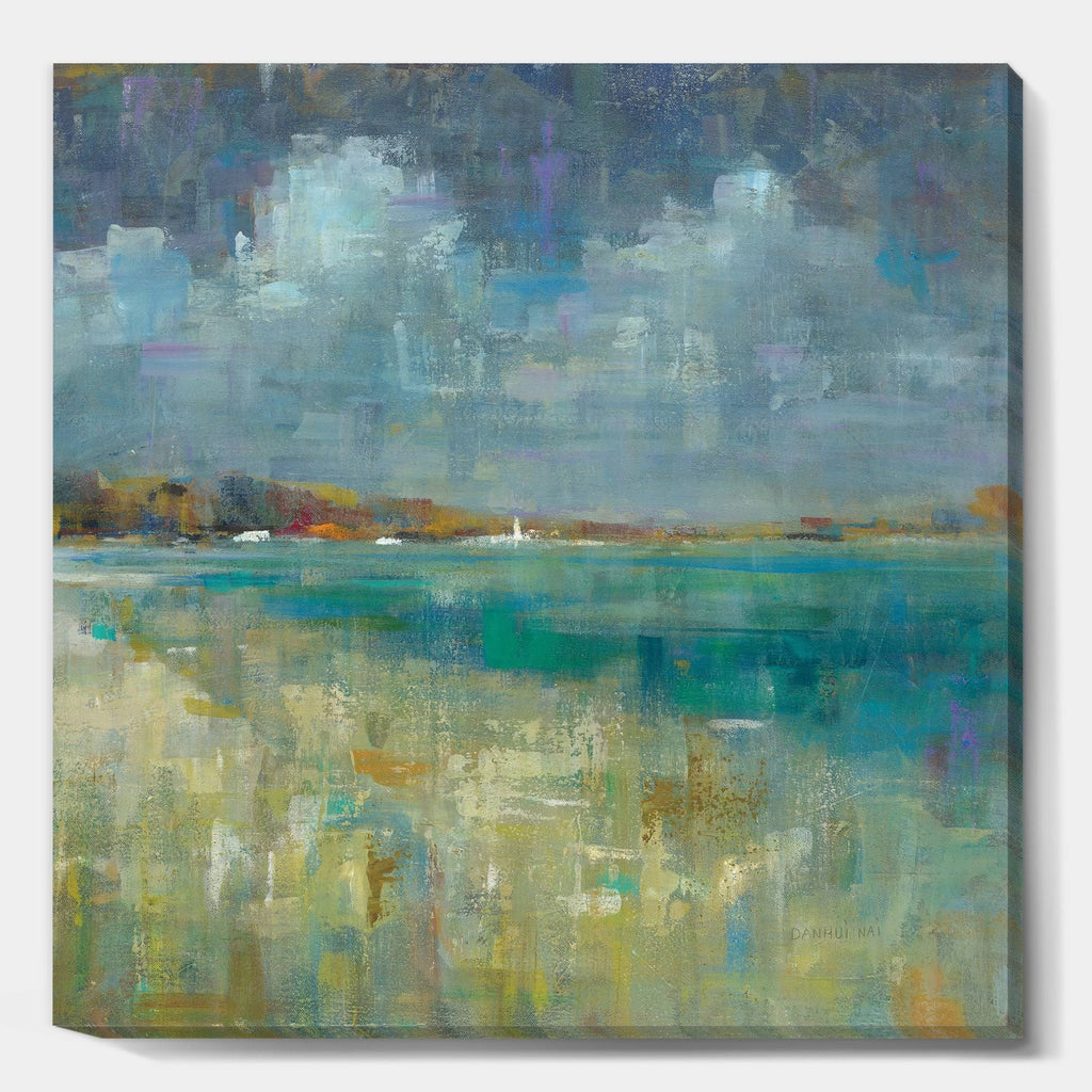 Nautical Coastal Canvas Artwork Print 36 in. Wide x 36 in. High X77157
