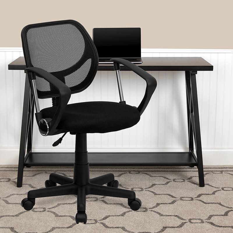 Red Mesh Mid Back Task Chair P8178