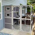Large 4 Tiers Cat House with Run X353