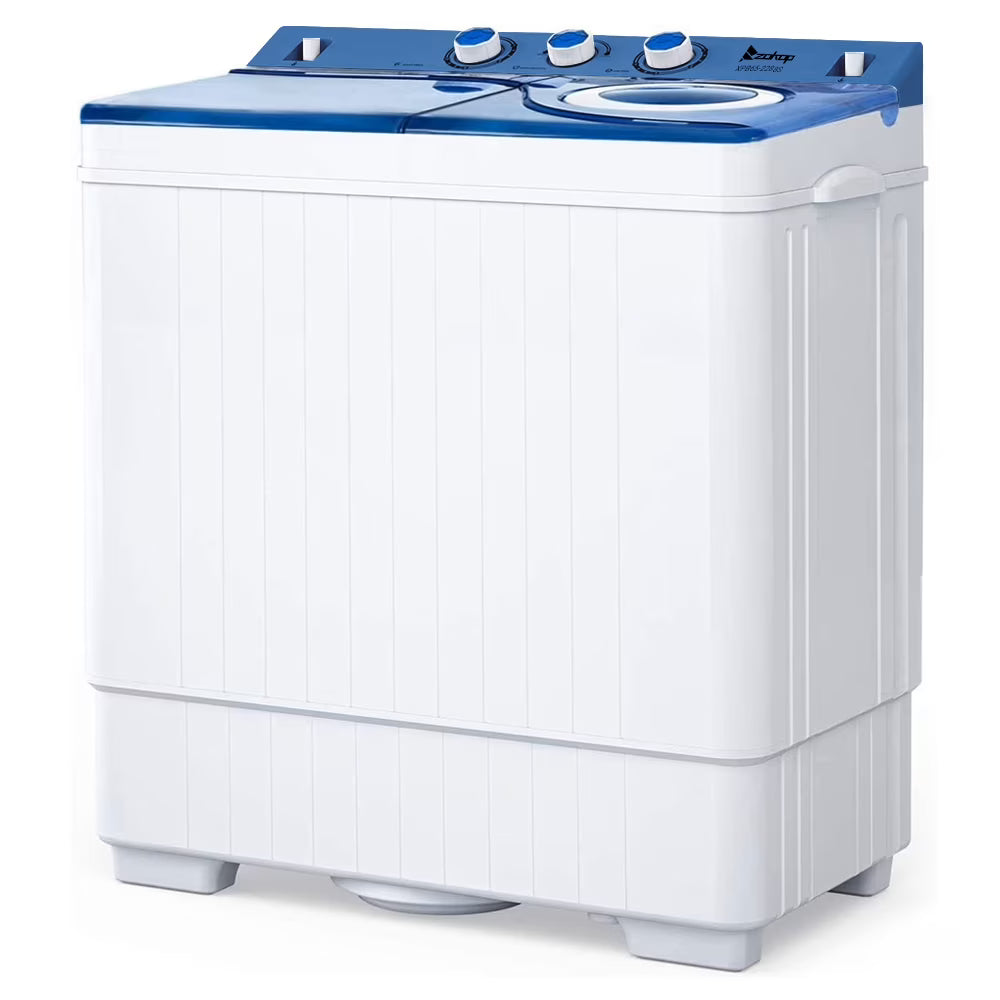 26 Lbs Twin Tub Portable Washing Machine with Wash and Spin Cycle C565