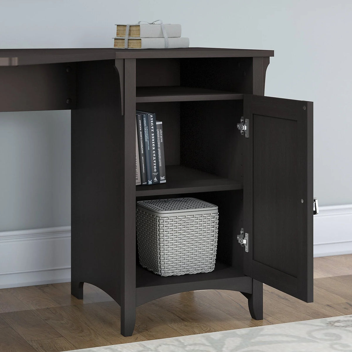 55W Corner Desk With Storage B203