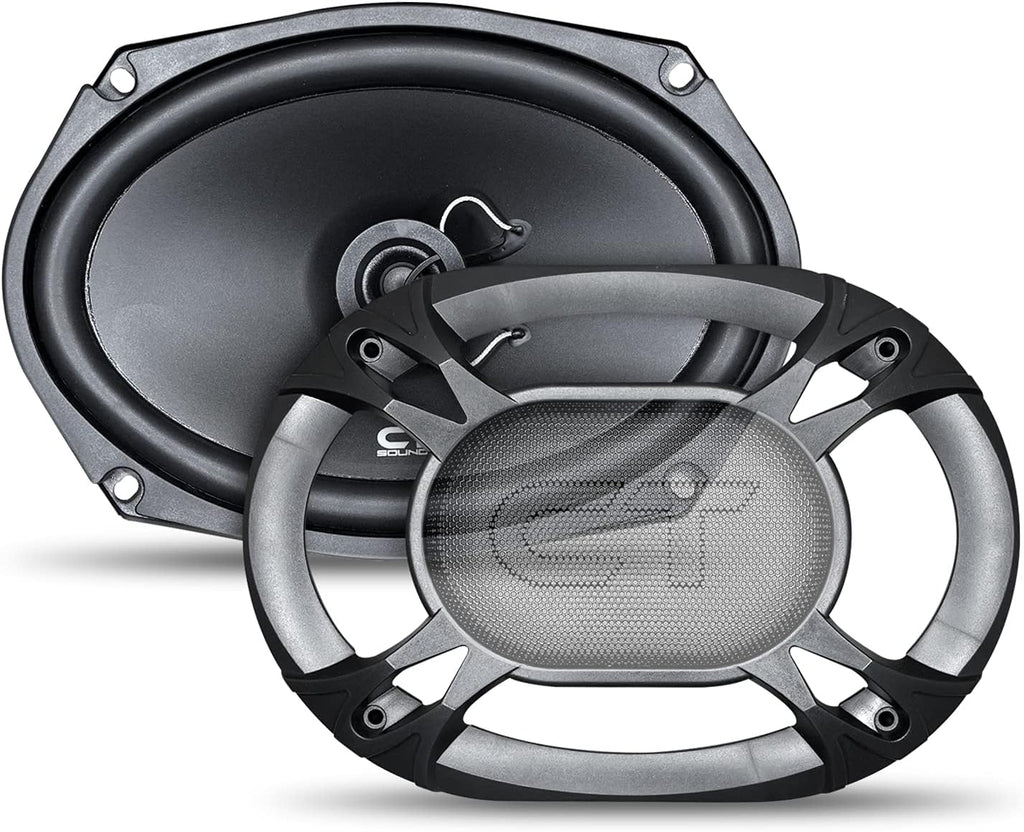 6x9 Inch Coaxial Car Speakers, 200 Watts Max, Pair L23646