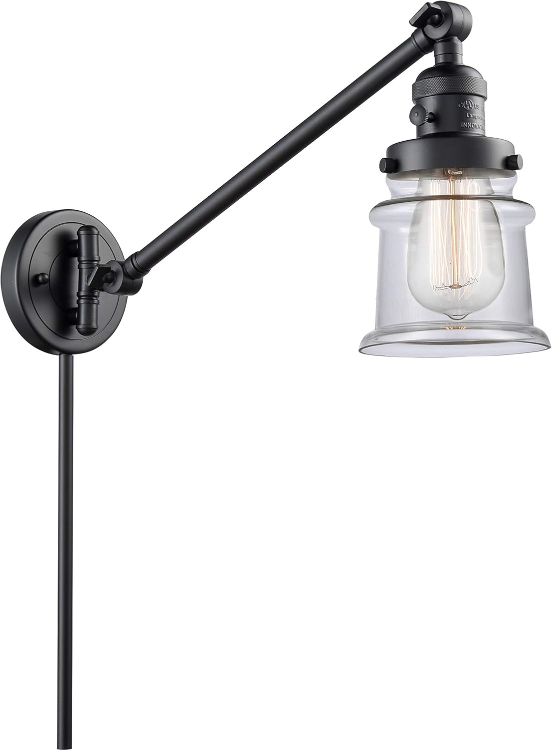 Matte Black Swing Arm Lamp R79538