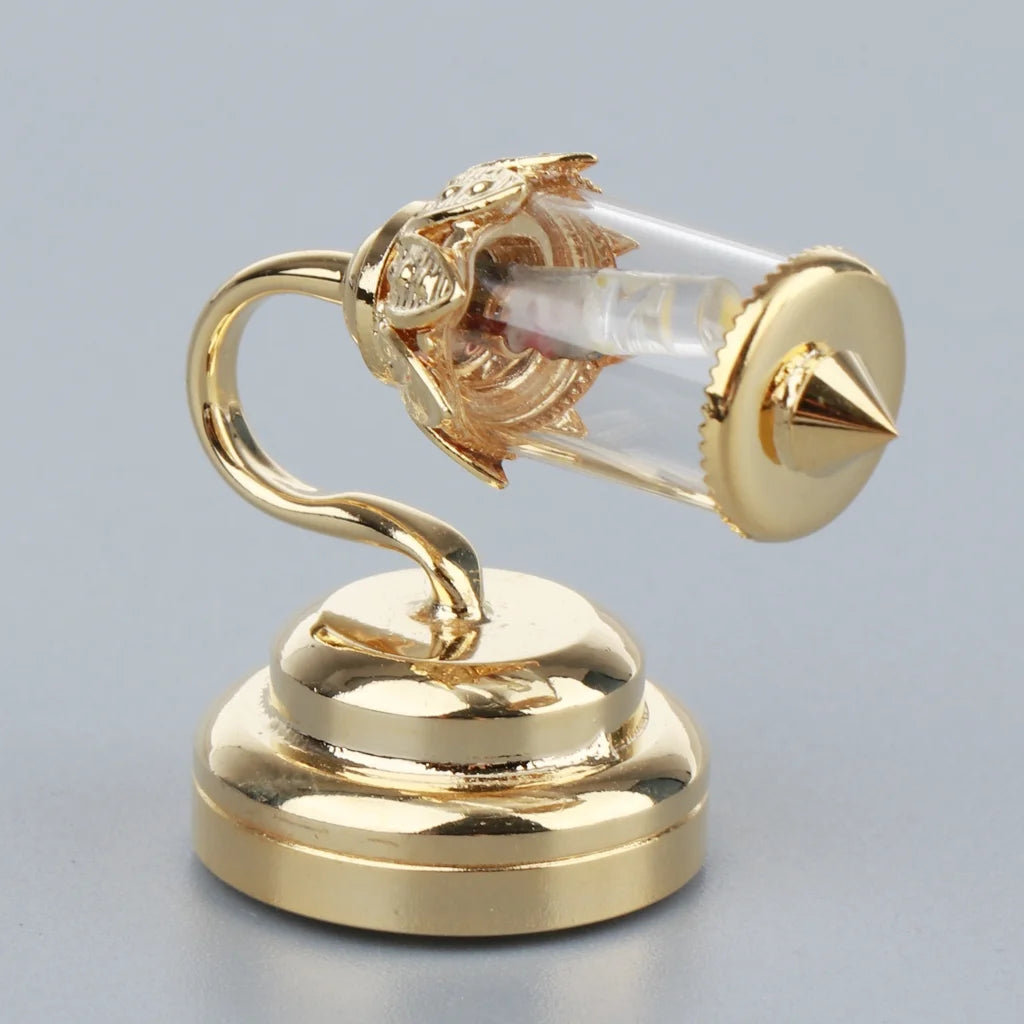 Golden Miniature Led Wall Sconces for Dollhouse E58722