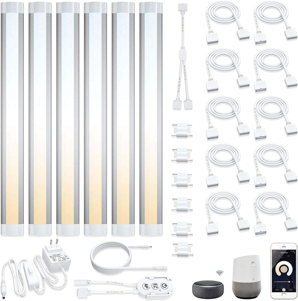 Under Cabinet LED Light Bar Kit, 3 Lights, Dimmable Warm to Cool White N38353
