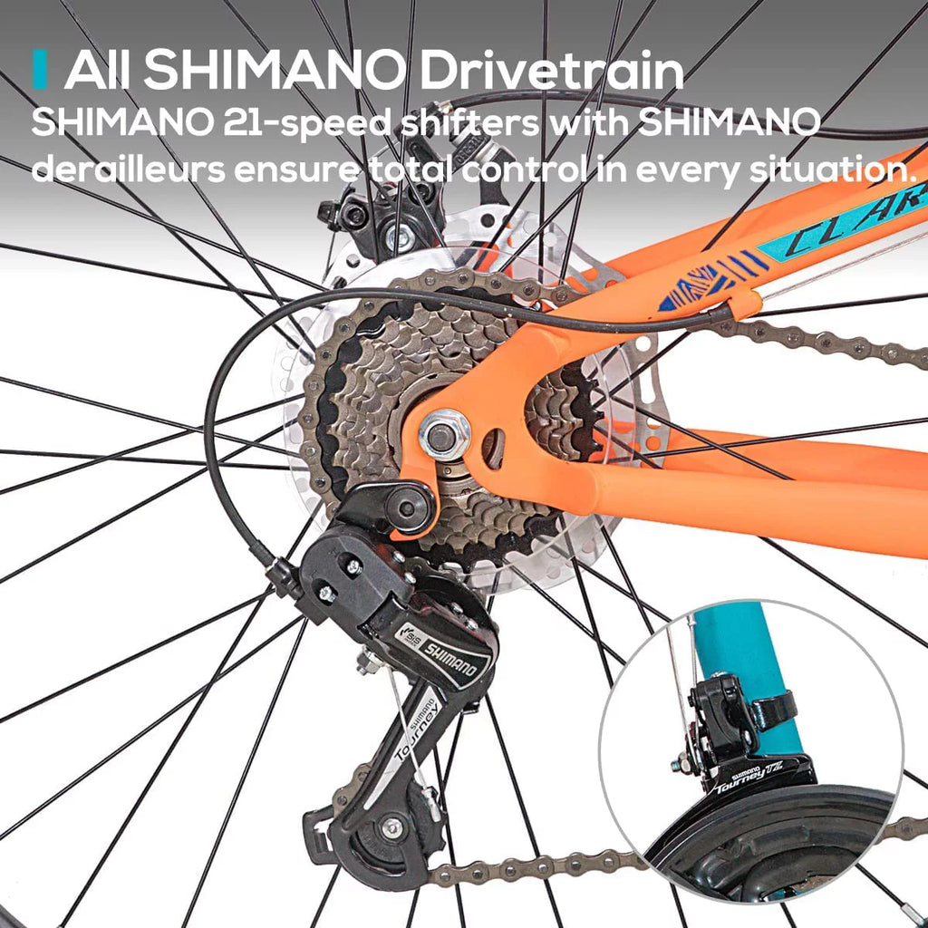 Full-Suspension 21 Speeds 26 Inch Wheels Mountain Bike W533