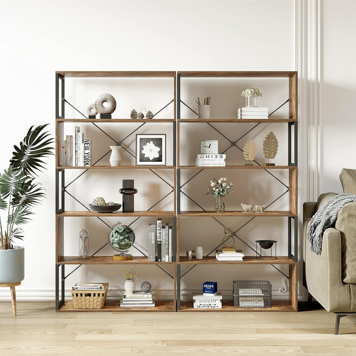 5-Tier Bookshelf Storage Rack T730