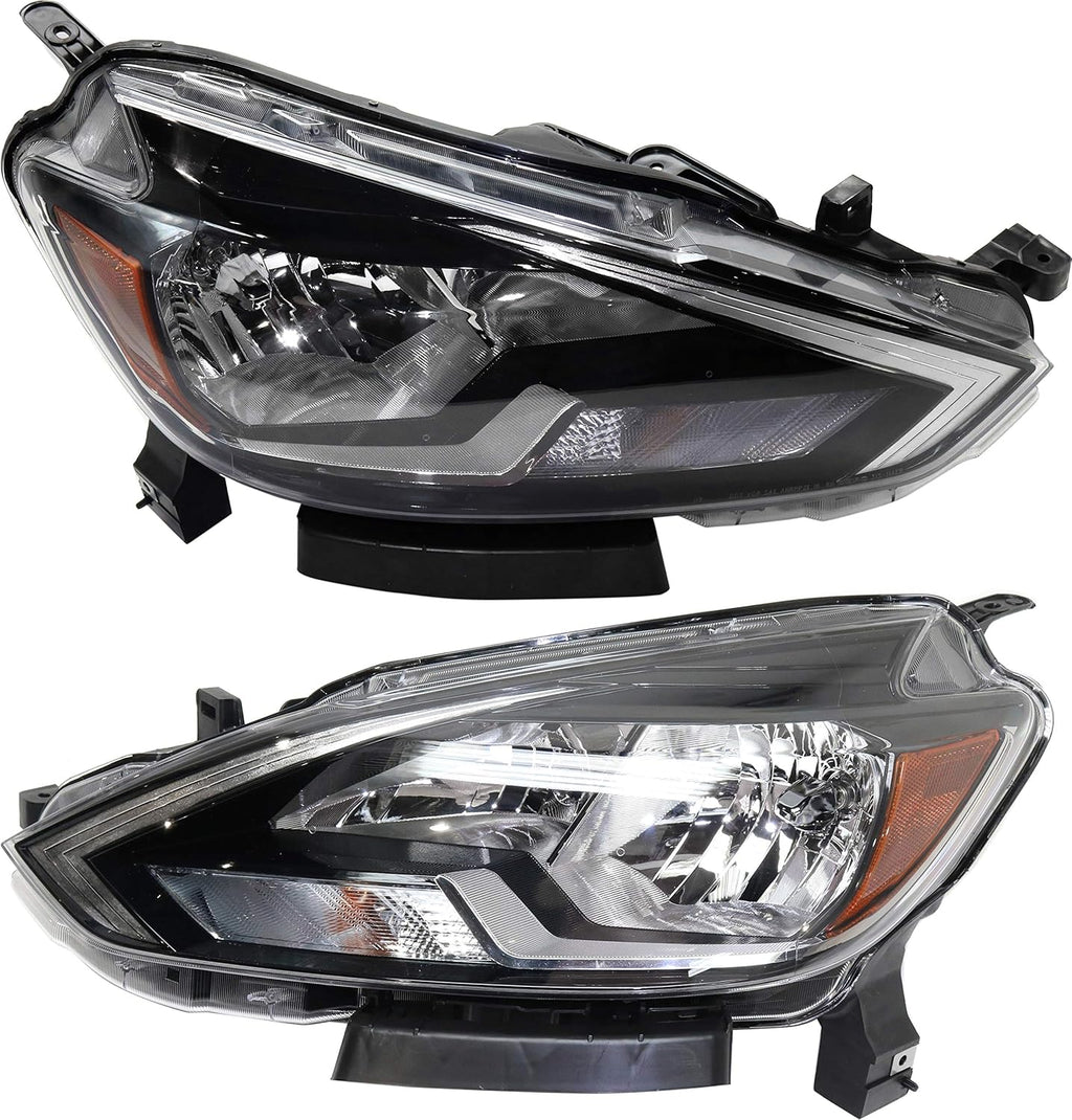 Halogen Headlight Set for Nissan Sentra 2016-2018 O840231