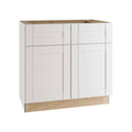Vesper White Shaker Assembled Plywood Base Kitchen Cabinet with Soft Close I514