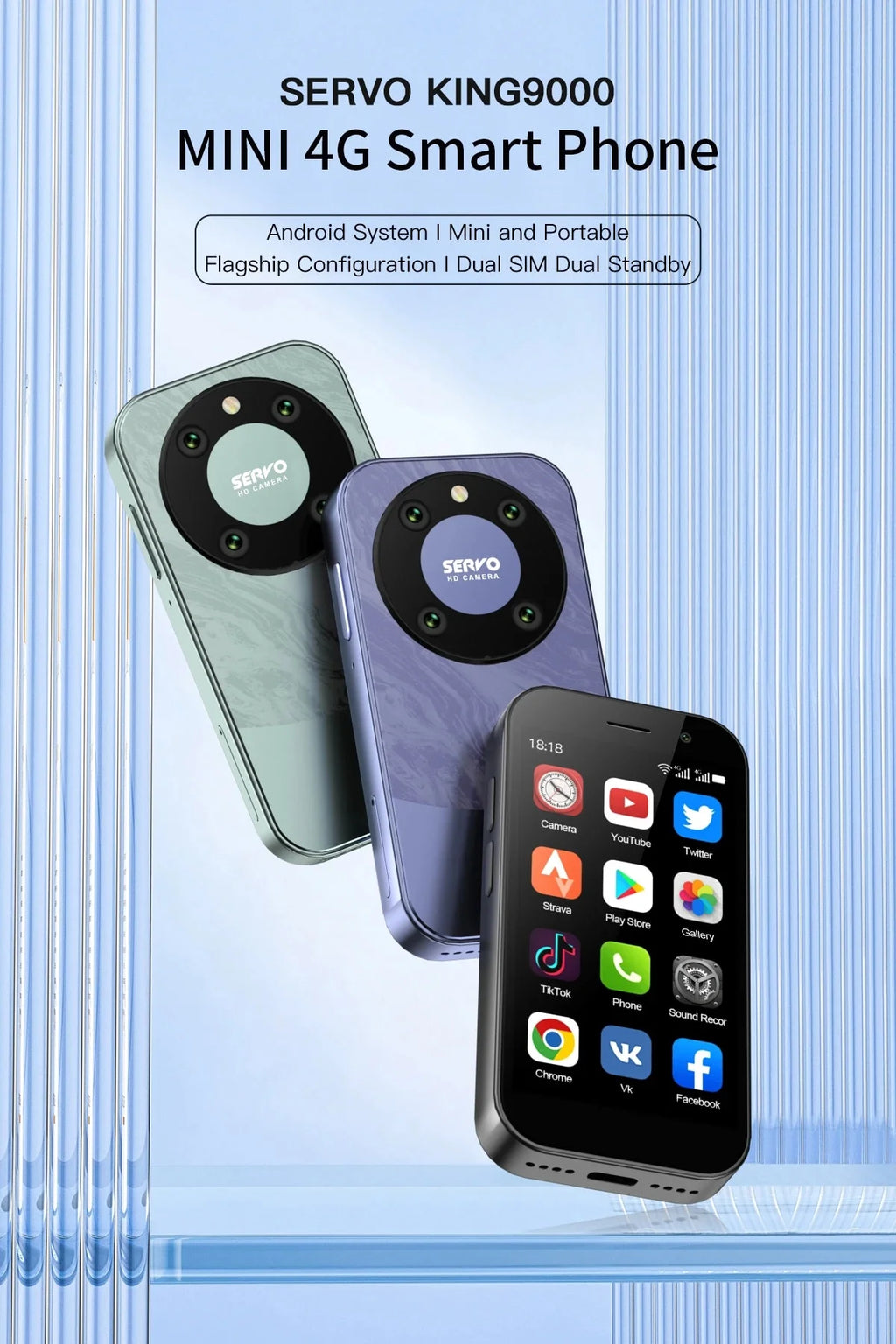 3.0" HD Display 4G LTE Mini Smartphone Y3167