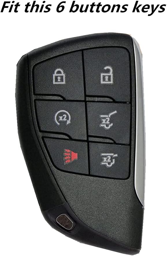 Black Leather Key Fob Case Cover Pack of 2 C561457