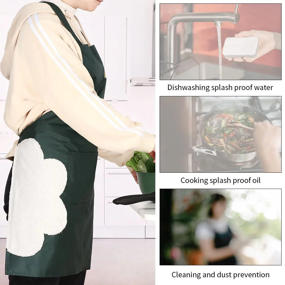 Waterproof Aprons with Pocket W116853