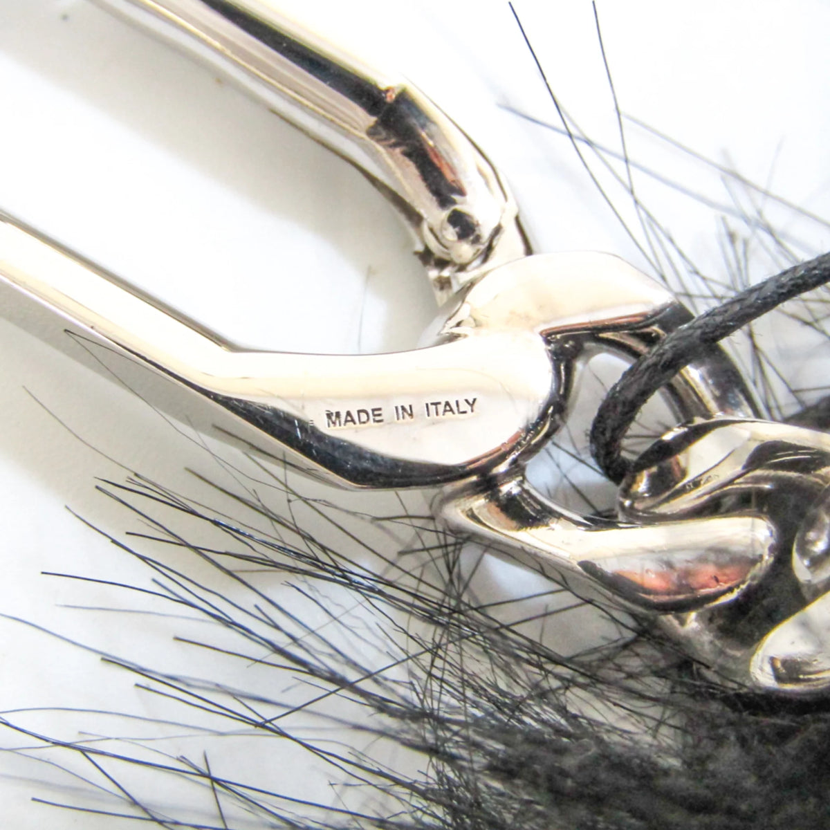 Black Brown Keyring A42469