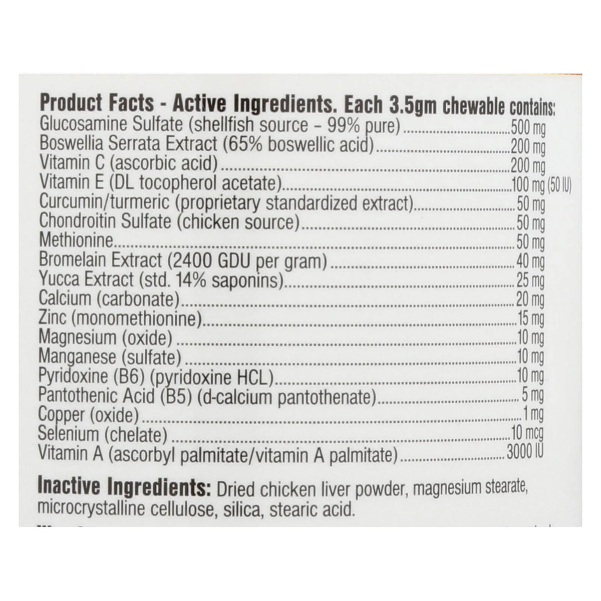 Joint Rescue 90 Chewables U118