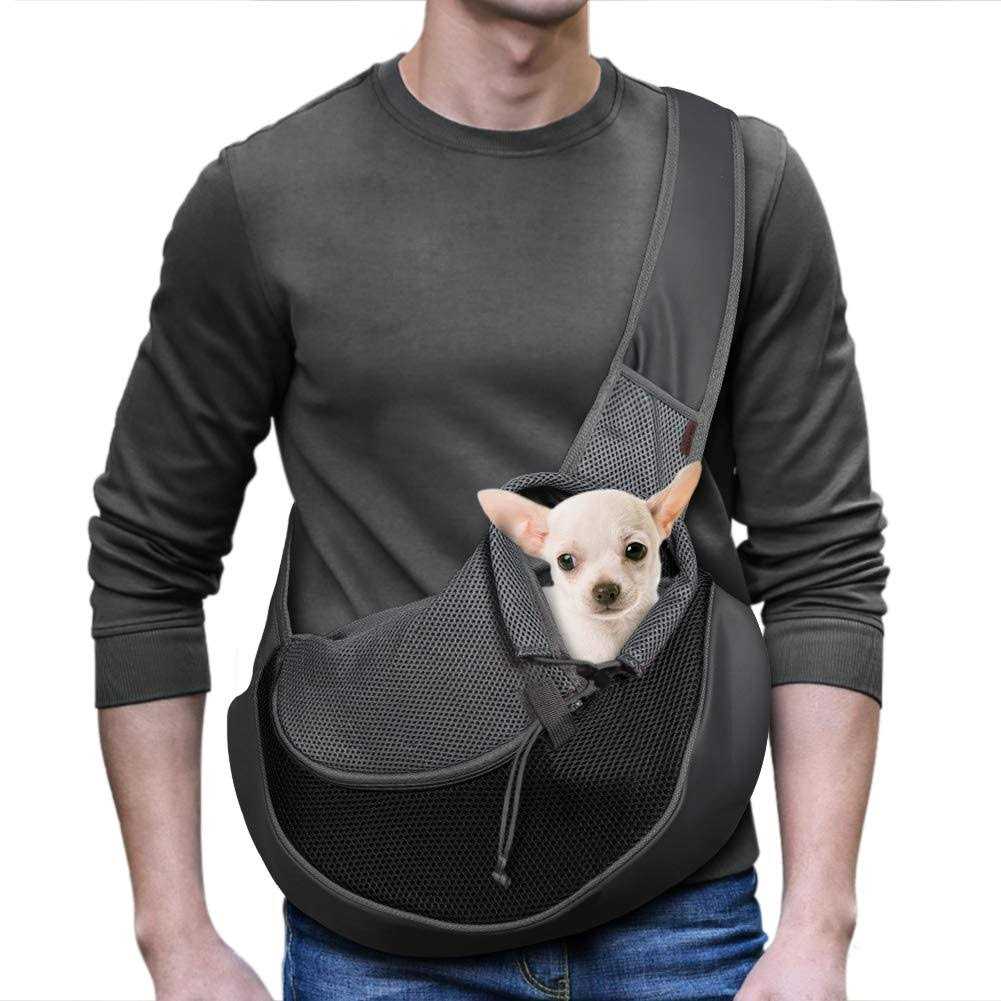 Breathable Mesh Pet Dog Sling Carrier X7489