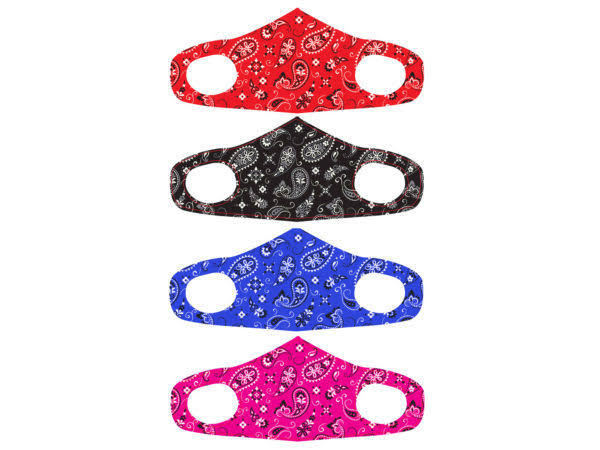 Bandana Style Washable Fabric Face Cover Case of 60 H848539