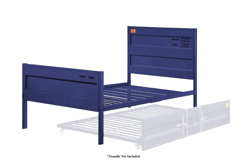 Twin Bed Blue D12531